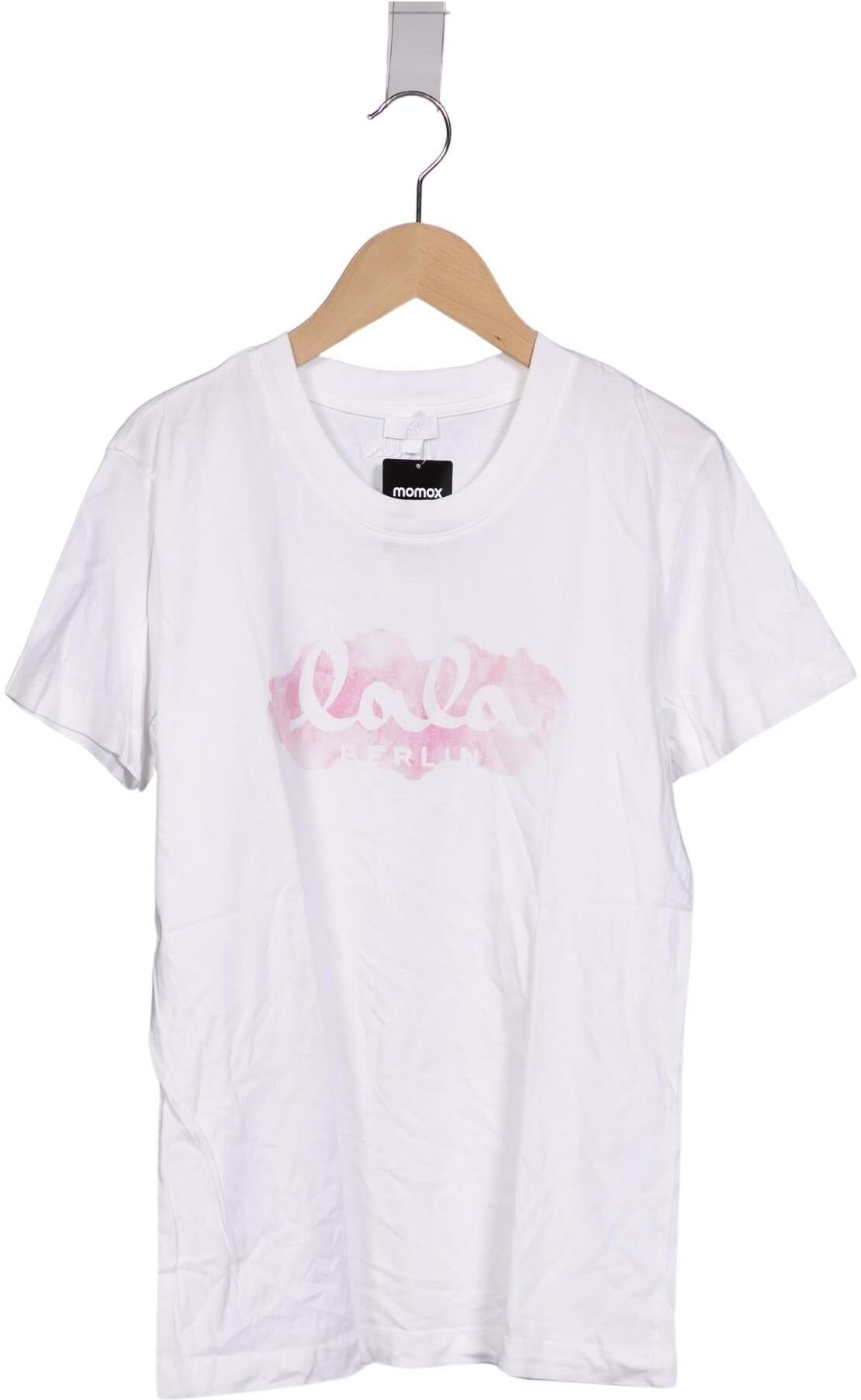 Lala Berlin Damen T-Shirt, Weiß, Gr. S, Baumwolle - Second Hand