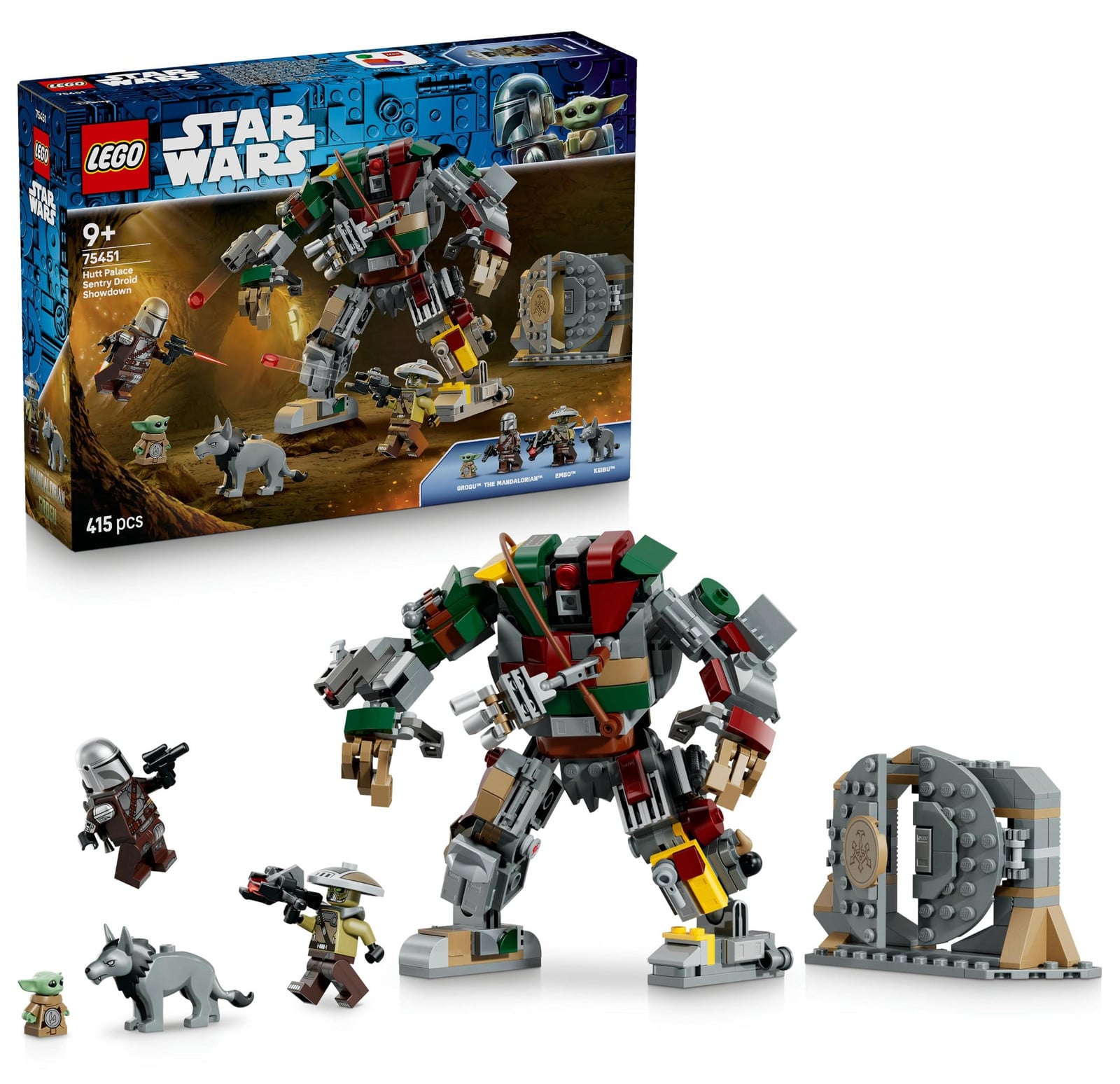 Lego De strijd tegen de droid in het Hutt-paleis