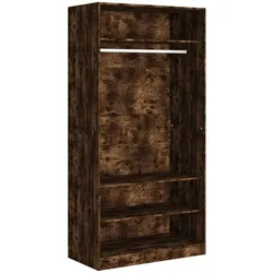 vidaXL Kleiderschrank Räuchereiche 100x50x200 cm Holzwerkstoff