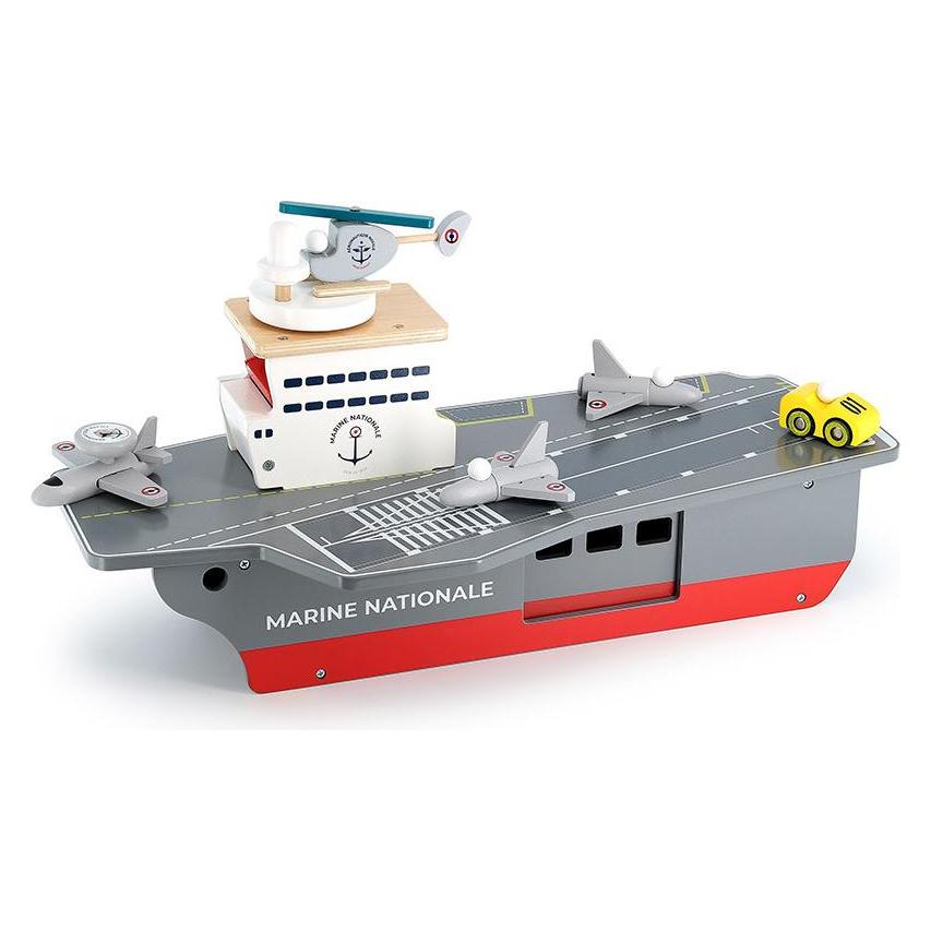 Vilac Flugzeugträger + Zubehör - Marine nationale (B09S1GBR8D)