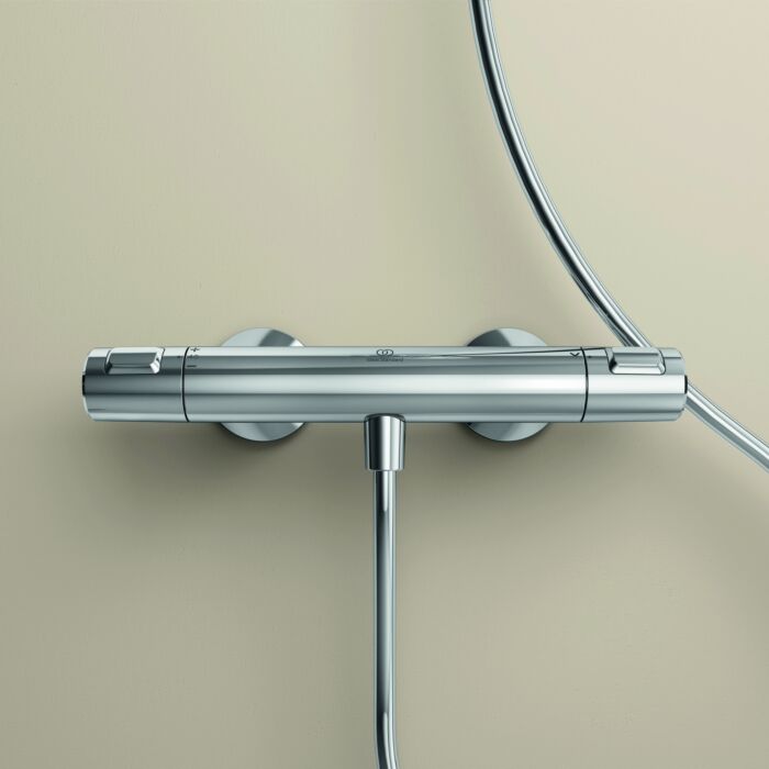 Ideal Standard T25 Brause-Thermostat A7201AA verchromt, Aufputz