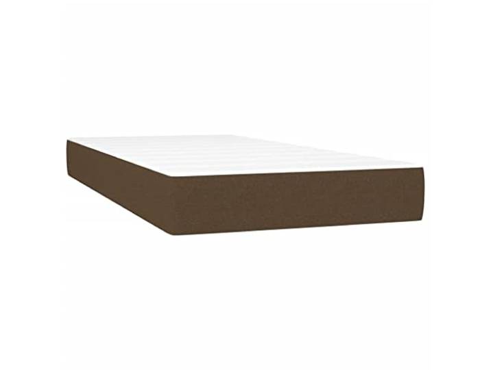 Taschenfederkernmatratze Mittel Dunkelbraun 120x190x20 cm Stoff Mittelharte Unterstützung, Taschenfedern, Schaumstoff, atmungsaktiver Stoff, 120x190x20 cm