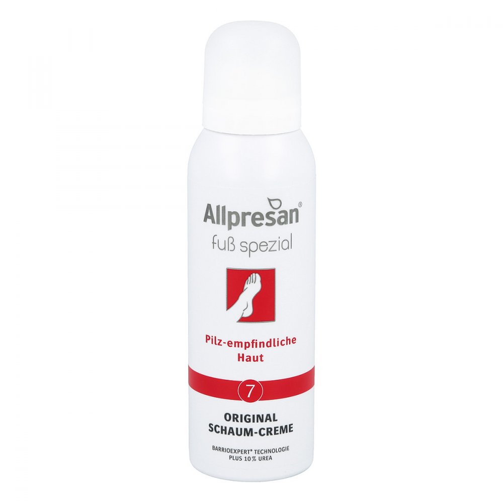 Neubourg Skin Care GmbH Allpresan Fuß Spezial Nummer 7 Fußpilz Schaum Creme 09783021