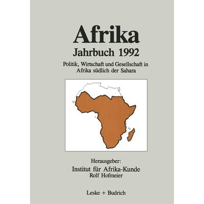 Afrika Jahrbuch 1992, Taschenbuch von , VS Verlag für Sozialwissenschaften, 978-3-322-91418-7