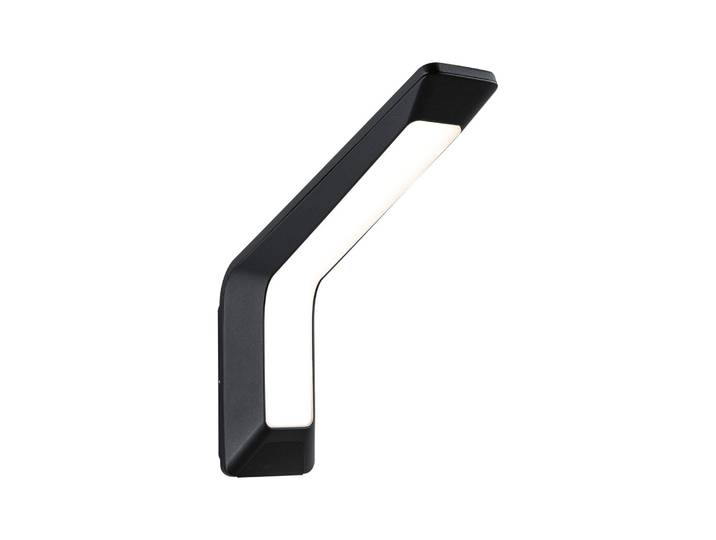 LED Außen-Wandleuchte PAULMANN Merano IP44 90x328mm 3000K 14W 950lm 230V Anthrazit Aluminium , grau (anthrazit), B:9cm H:28,5cm T:32,8cm, Leuchten, LED Außen-Wandleuchte, Bewegungsmelder mit Hochfrequenz-Sensor