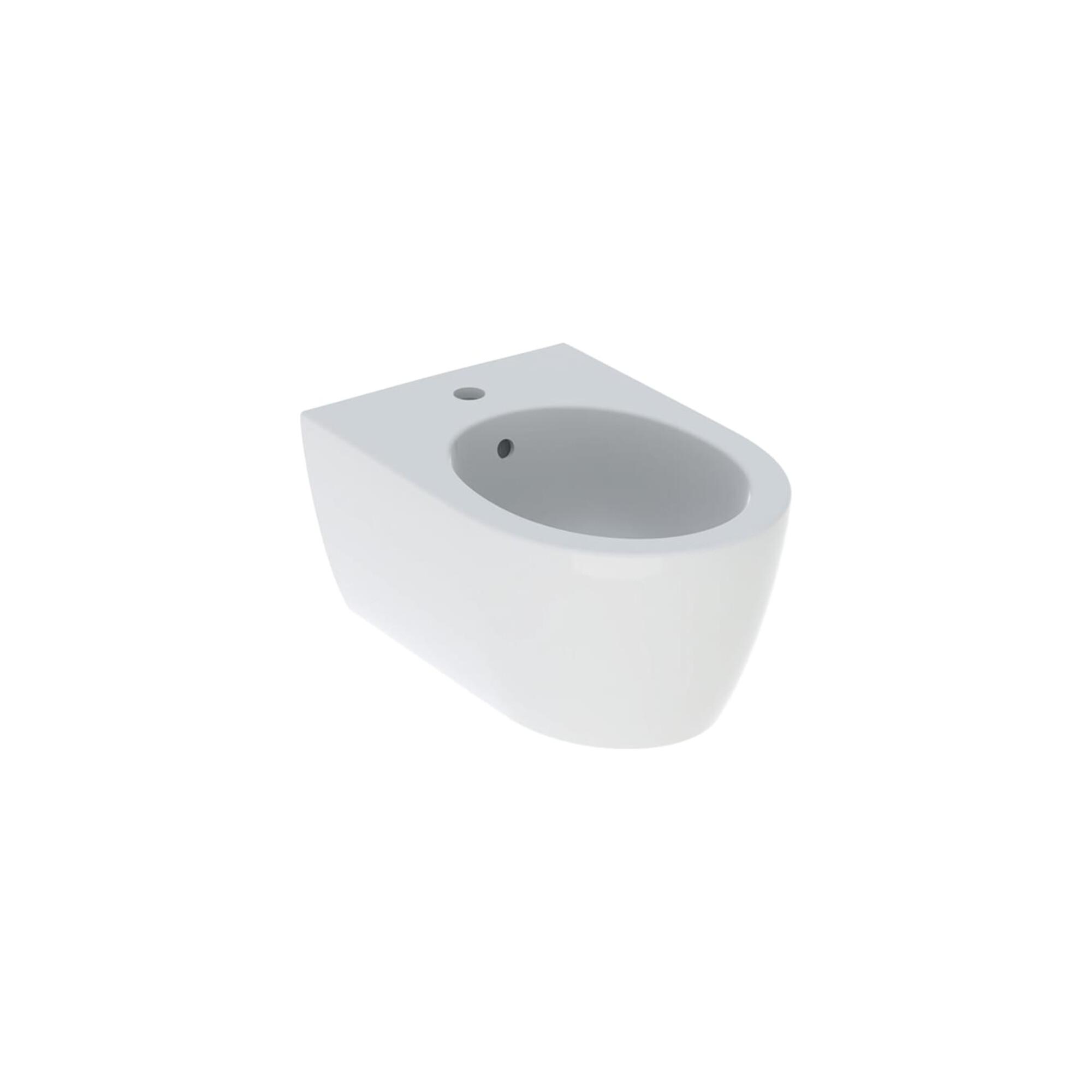 Geberit Wand-Bidet iCon geschl. F., mit Überlauf, weiß KeraTect (501898008)