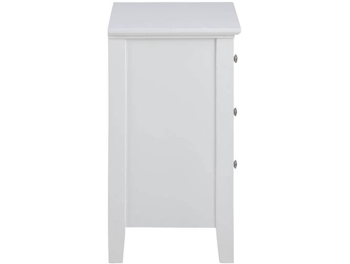 AC Design Furniture Nachttisch AC Design Weiss glanz B 45 cm H 62.8 cm - Material: Holz - Nachttisch