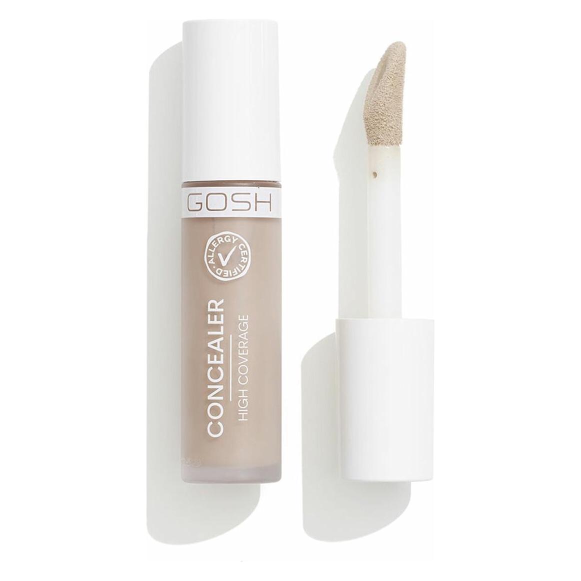 Gosh Concealer High Coverage mocna kryjący korektor z aplikatorem 001 Porcelain 6ml (Porcelain) (40726089)