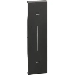Legrand KG19MH LivingNow 1-modulige Tastenabdeckung My Home mit Symbol ”+/-”, Farbe Black