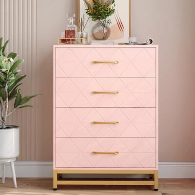 Garvee Dresser for Bedroom with 4 Drawer Dresser