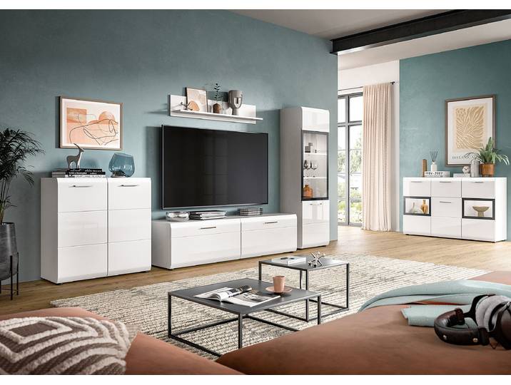 Buffet 125 x 81 x 37cm Blanc