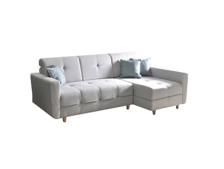 Hellgraues Klappsofa-Set HAKAN, rechts