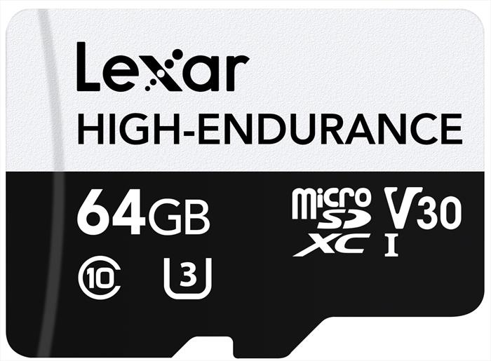 Lexar Microsdhc High End. 64gb-black/white