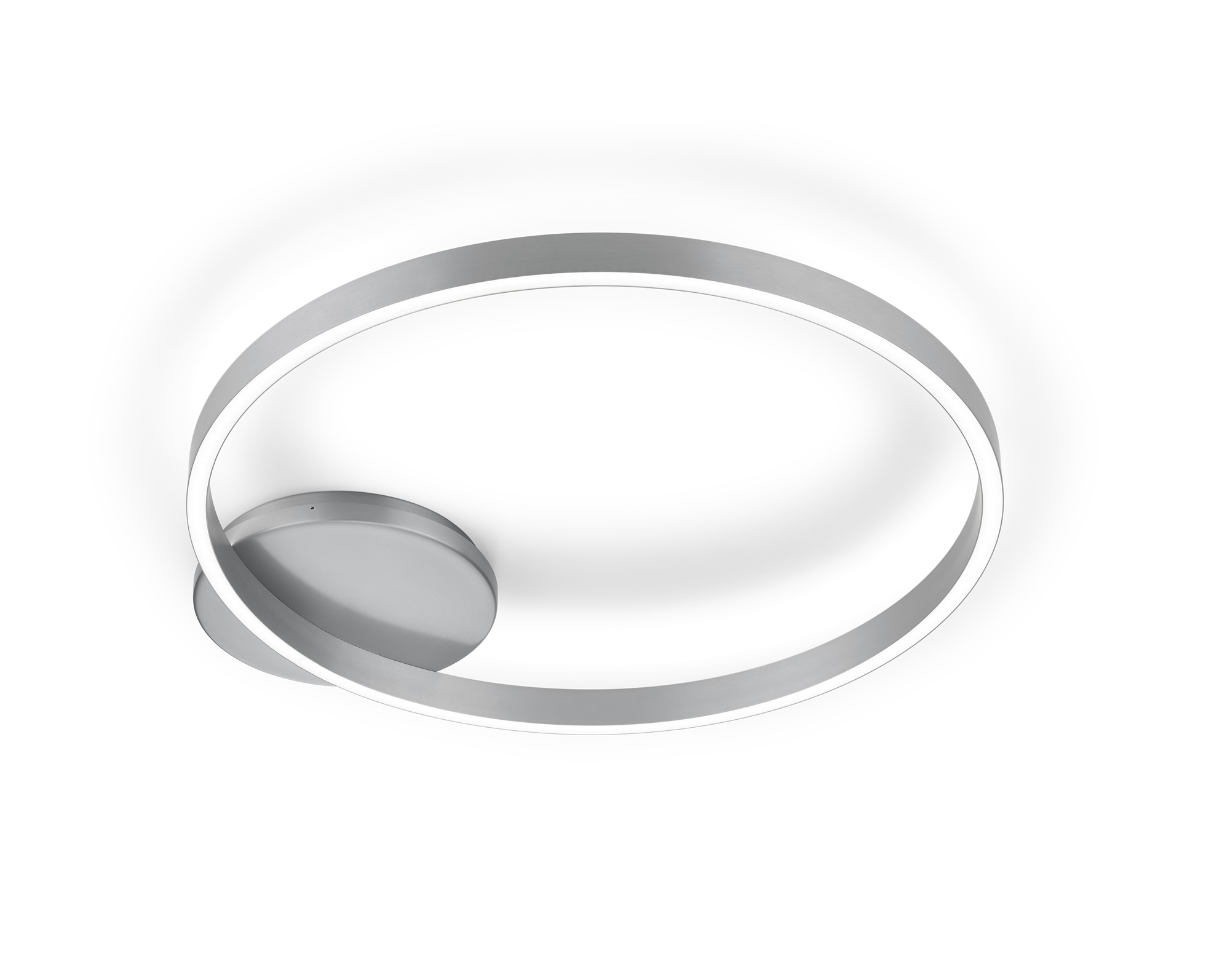 GKS Knapstein LED-Deckenleuchte ANEL 60cm Nickel 91.356.05 4250035828346