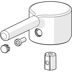 Hansa Hebel HANSAVANTIS Style 1017996V-33, Matt-Schwarz, 1017996V-33 1017996V-33