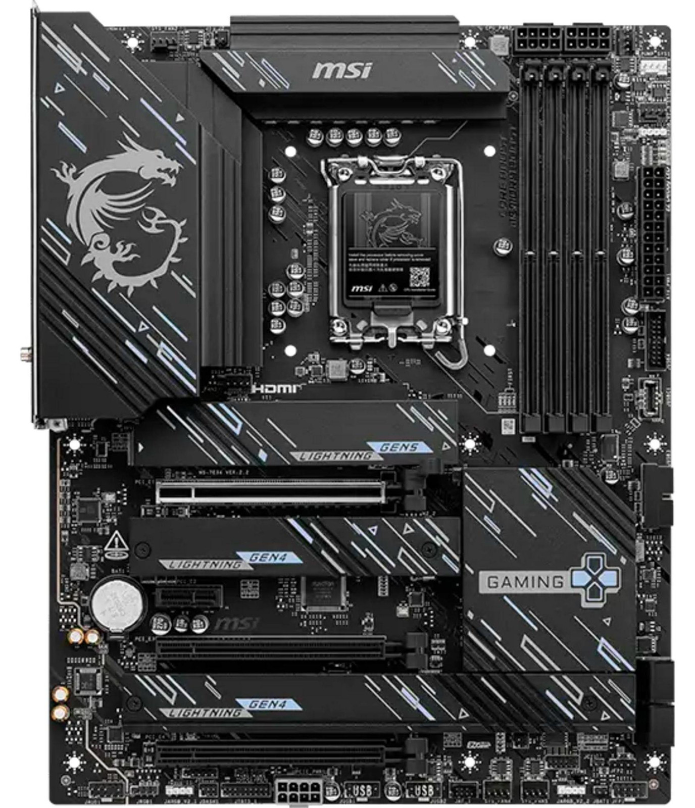 MSI Z890 GAMING PLUS met Wi-Fi 6E moederbord zwart