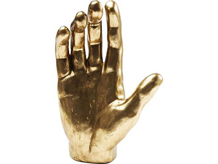 Kare Design Deko Objekt Mano, Gold, 35x23x12 cm (H/B/T)