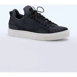 emilio adani Herren Modischer Sneaker mit Neopren-Einsatz Blau regular uni - 40