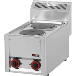 KBS Gastrotechnik Elektro-Kochfläche mit 2 Platten Ø18 cm 400 Volt Ausführung - Tischgerät