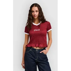 RVCA Smoked Jersey T-Shirt brick red Gr. XSS