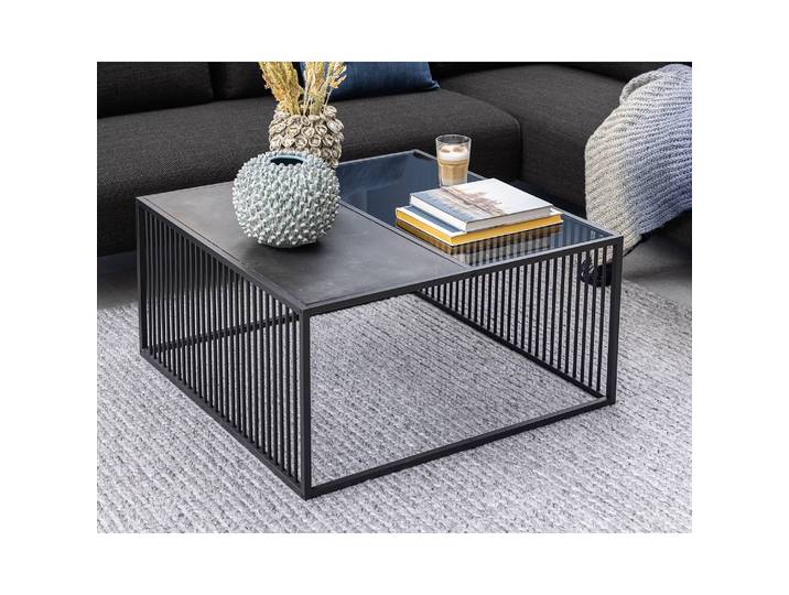 Couchtisch Mephisto 80 cm 80 x 40 x 80cm Schwarz