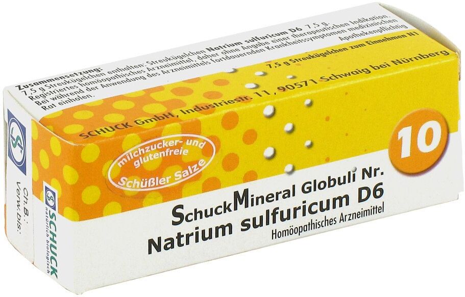 Schuckmineral Globuli 10 Natrium sulfuricum D6
