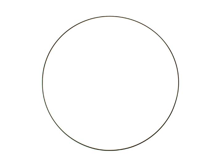 Glorex Metallring Schwarz ⌀ 45 cm