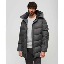 Superdry für Herren. M5011980A Steppjacke City Chevron grau (S), Lässig, Recyceltes Polyester, Nachhaltig