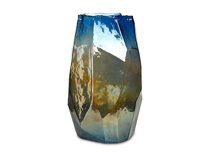Design Vase „Graphic Luster“ Blau Pols Potten