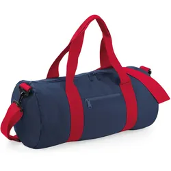 BagBase Runde Sporttasche Sport- und Reisetasche BG140 french navy/classic red 50 x 25 x 25 cm
