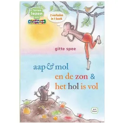 Kluitman Affe & Maulwurf und die Sonne & das Loch ist voll - AVI Start (Niederländisch)