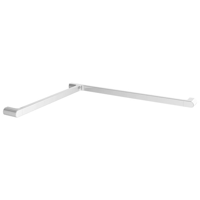 Villeroy und Boch Vicare Desing Duschhandlauf 92171561 70 cm, Aluminium verchromt, vertikal