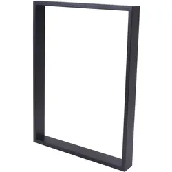 Simausrom, Tischbeine + Tischgestell, Tischkufe Frame 600 x 720 mm schwarz