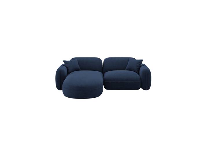 3-Sitzer Design Ecksofa „Lucien“ Strukturstoff Dunkelblau CXL by Christian Lacroix