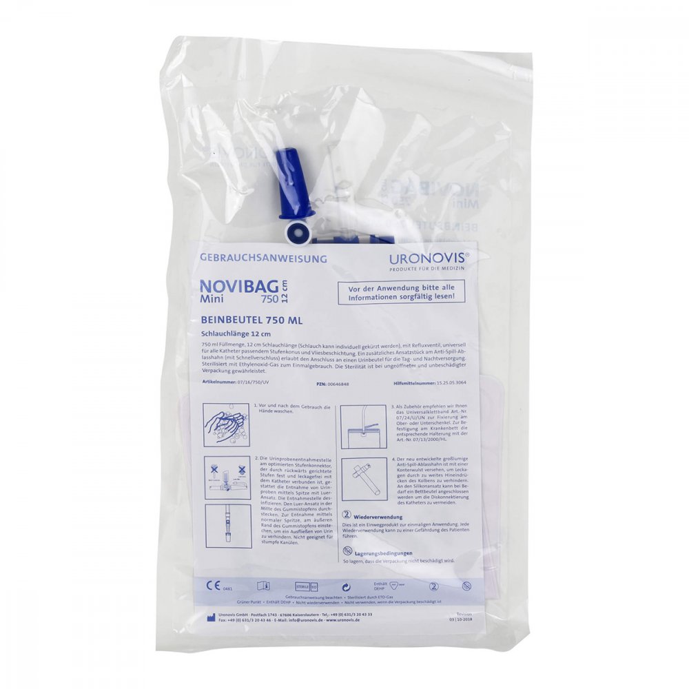 Büttner-Frank GmbH Beinbeutel 750 ml 12 cm Nrv steril 09042336
