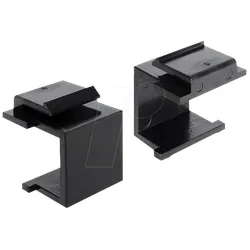 DELOCK 86321 - Keystone Abdeckung schwarz, 4-er Pack
