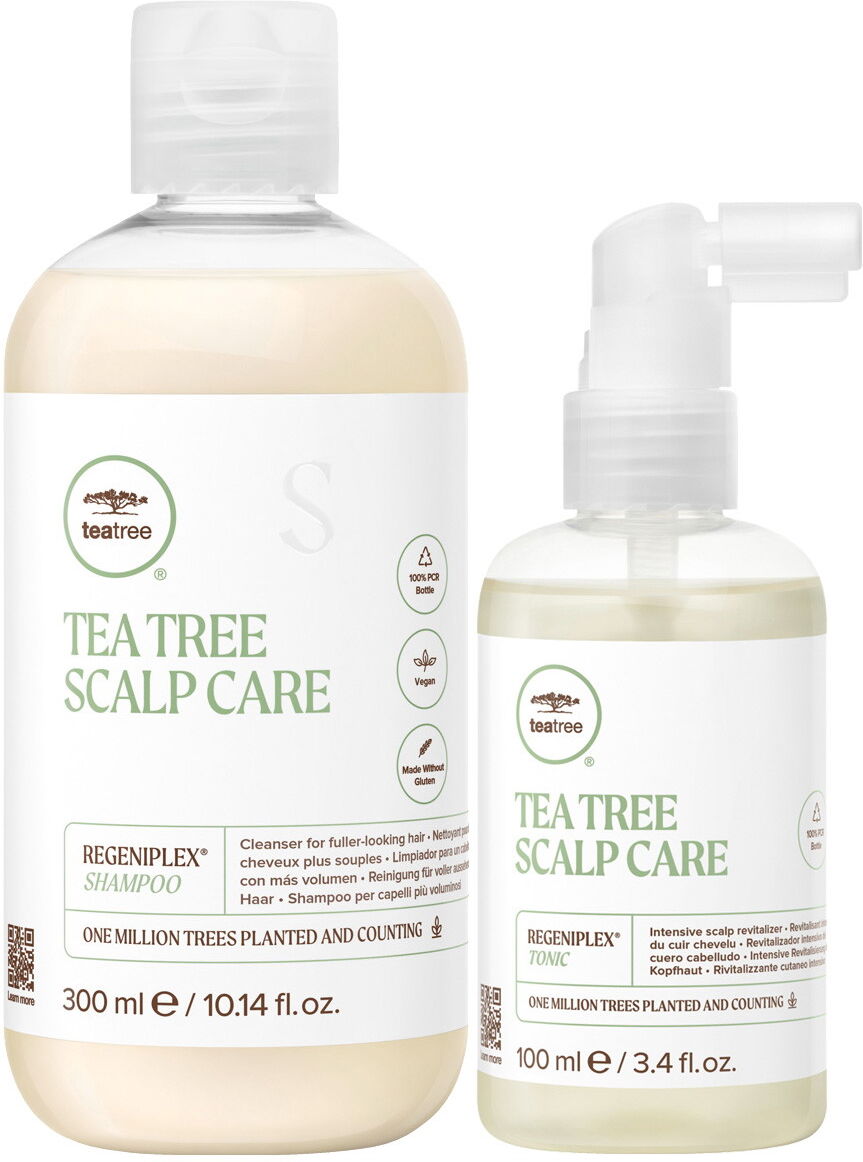 400ml Paul Mitchell Tea Tree Scalp Care Intensive Care Set (Shampoo 300ml + Tonic 100ml)
