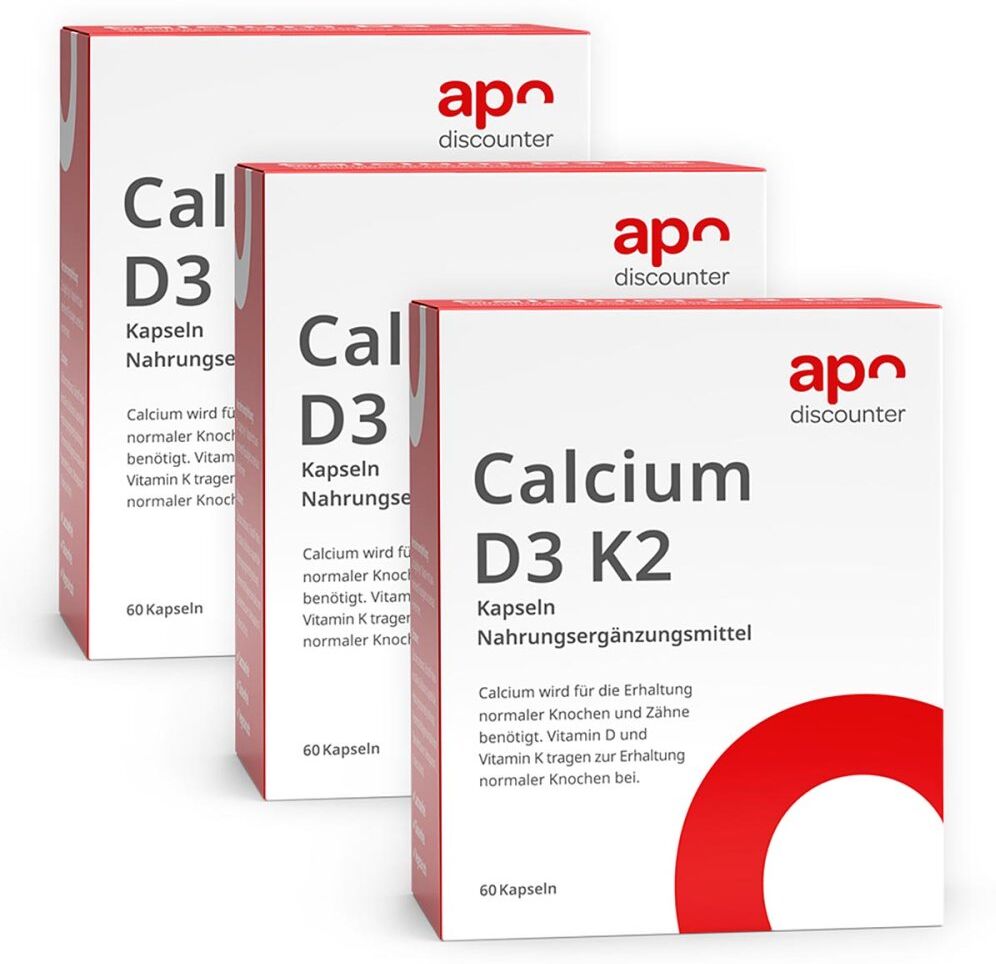 Calcium D3 K2 Kapseln von apodiscounter