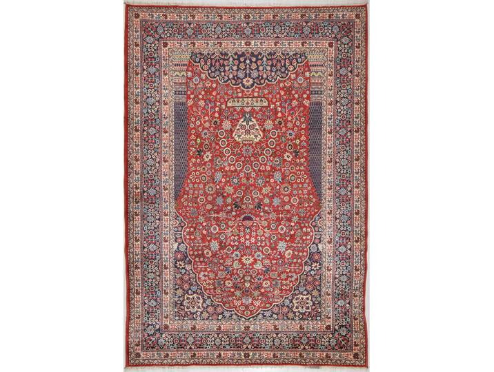 Ghom Teppich 211x318 Handgeknüpft Orientteppich Perserteppich