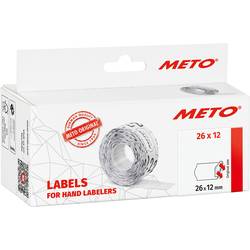 METO Preis-Etiketten 9506165 Permanent haftend Etiketten-Breite: 26 mm Etiketten-Höhe: 12 mm Rot 1 St.
