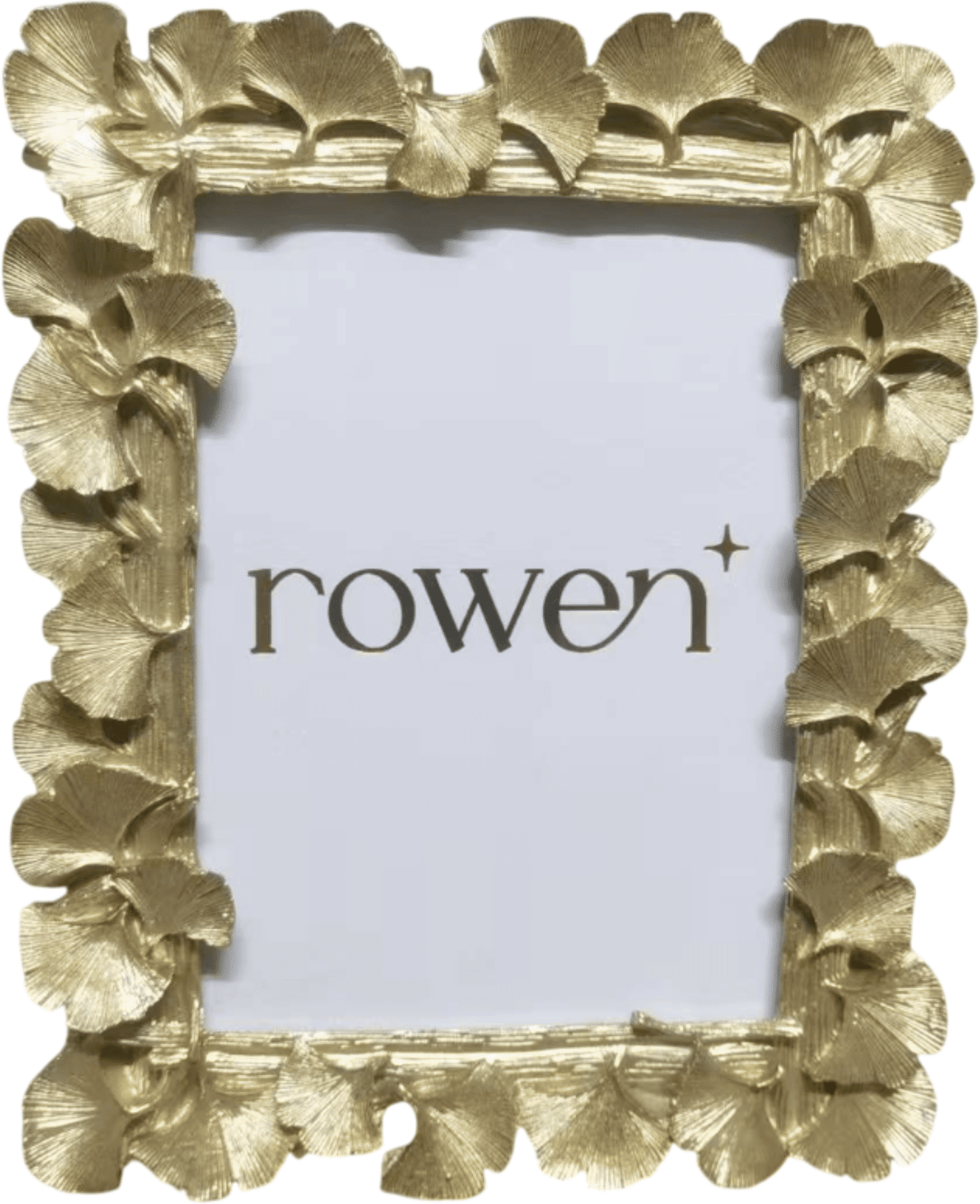 Arlette Decorative Gingko Leaf Gold Photo Frame - 5x7"