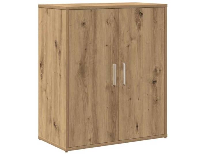 Sideboard Artisan Eiche 60x31x70 cm Holzwerkstoff Stabile Tischplatte, praktische Griffe, feuchtigkeitsbeständig, pflegeleicht, verzugs- und spaltbeständig