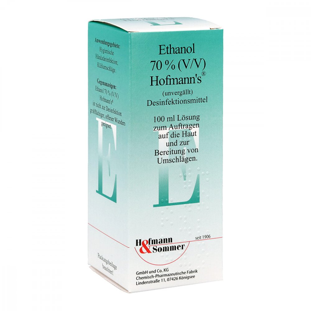 Hofmann & Sommer GmbH & Co. KG Ethanol 70% V/v Hofmann's 04775778