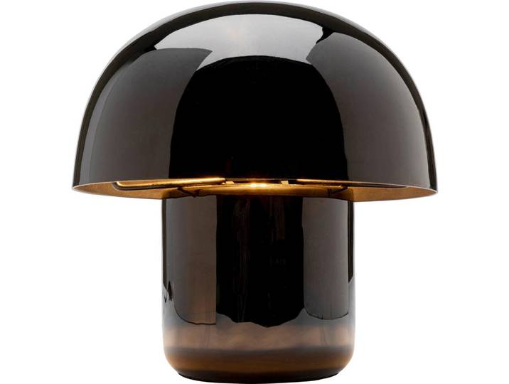 Kare-Design Tischleuchte Mushroom, Schwarz, Metall, Pilz, 20x20x20 cm, Lampen & Leuchten, Innenbeleuchtung, Tischlampen, Tischlampen