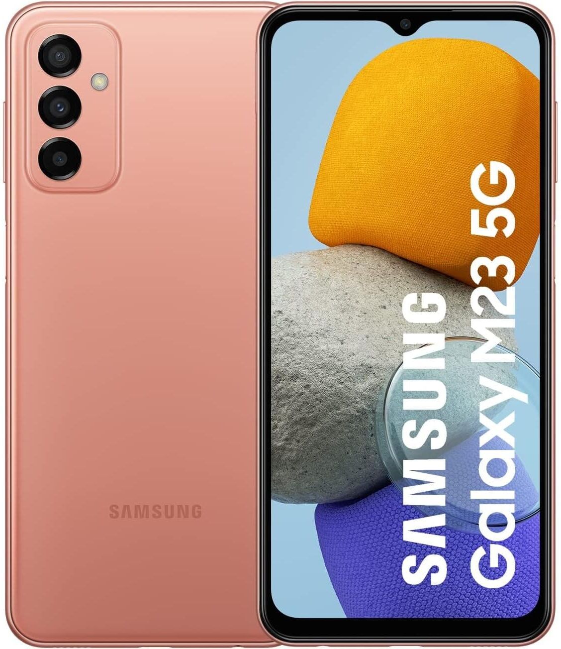 SAMSUNG Galaxy M23 5G 128GB Mobile Phone - Orange Copper - Unlocked, Used - Very Good