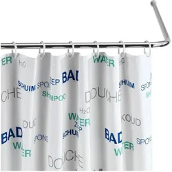 Wenko, Duschvorhangstange, Winkelstange (80 x 80 cm, 70 x 165 cm, 90 x 80 x 90 cm)
