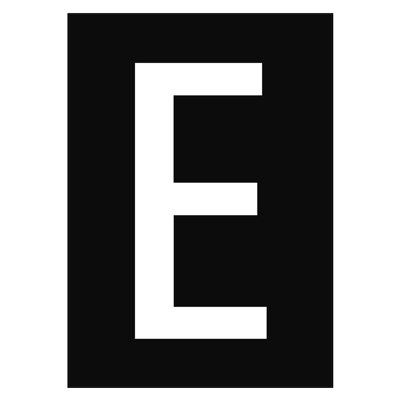 Brady A4-Etiketten mit Zahlen und Buchstaben (NL859A4BK-E)