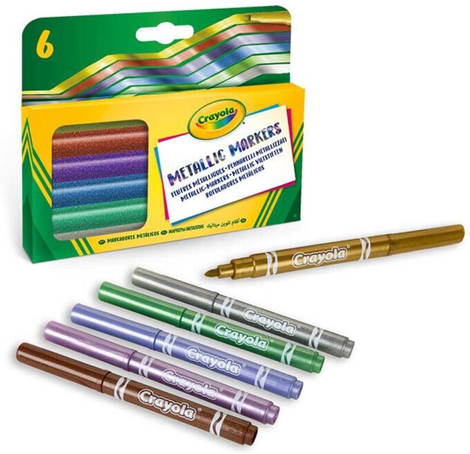 BRINQUEDO CRAYOLA MARCADORES METAL 6X