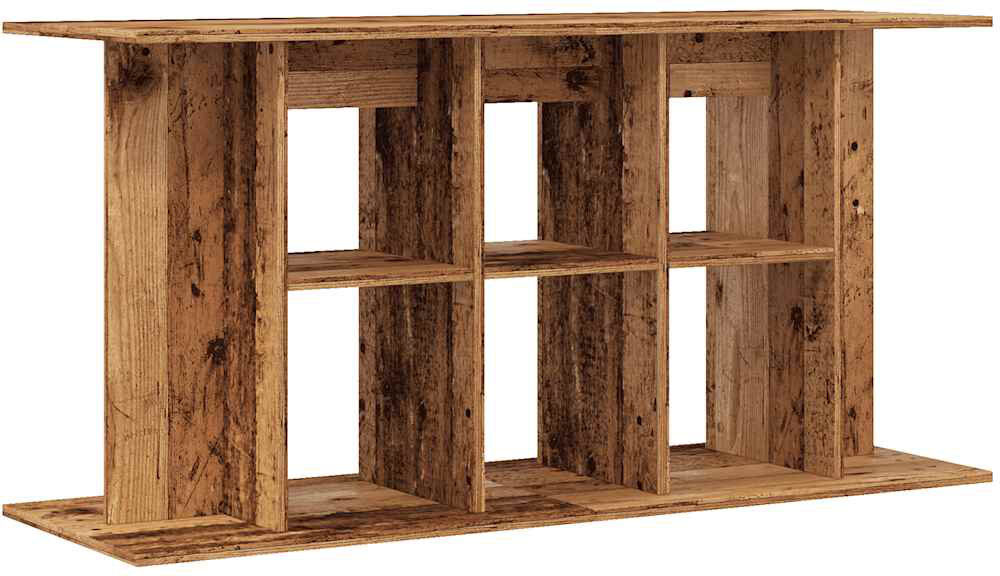 Union Rustic Morada Aquarium Stand Old Wood 60cm H x 120cm W x 40cm D