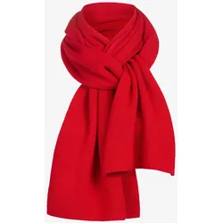 Tom Fyfe Merino Unisex Strickschal Rot
